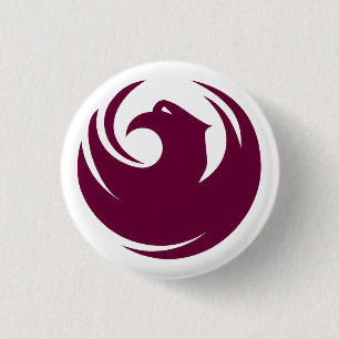 Badge Rond 2,50 Cm Drapeau de la ville de Phoenix Arizona