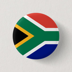 Badge Rond 2,50 Cm Drapeau de l'Afrique du Sud