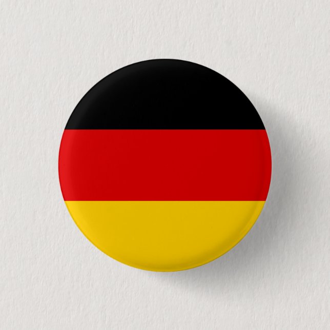 Badge Rond 2,50 Cm Drapeau de l'Allemagne (Devant)