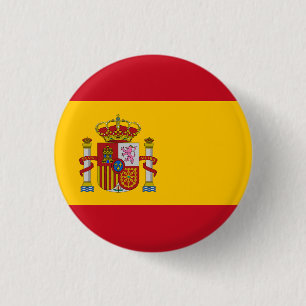 Badge Rond 2,50 Cm Drapeau de l'Espagne
