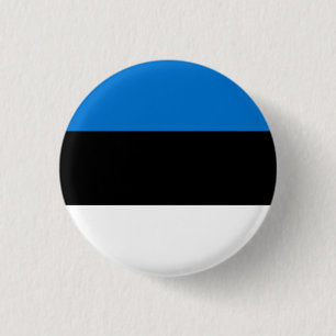 Badge Rond 2,50 Cm Drapeau de l'Estonie