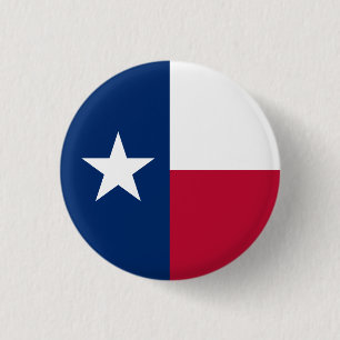 Badge Rond 2,50 Cm Drapeau de l'État du Texas