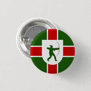 Badge Rond 2,50 Cm Drapeau de Nottinghamshire