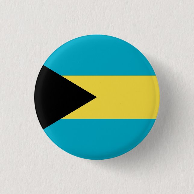 Badge Rond 2,50 Cm Drapeau des Bahamas (Devant)