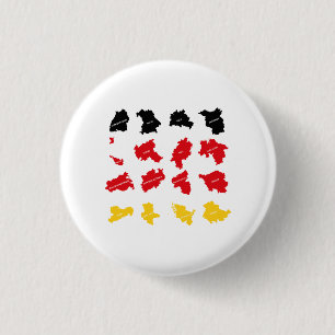 Badge Rond 2,50 Cm Drapeau des États allemands