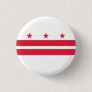 Badge Rond 2,50 Cm Drapeau d'État de Washington DC