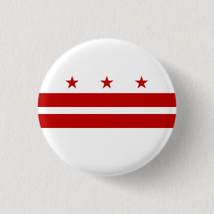 Badge Rond 2,50 Cm Drapeau d'État de Washington DC