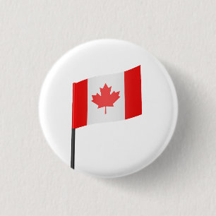 Badge Rond 2,50 Cm Drapeau du Canada