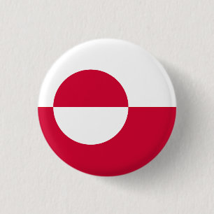 Badge Rond 2,50 Cm Drapeau du Groenland