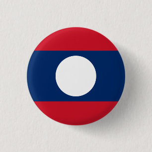 Badge Rond 2,50 Cm Drapeau du Laos
