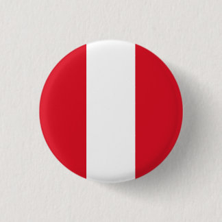 Badge Rond 2,50 Cm Drapeau du Pérou