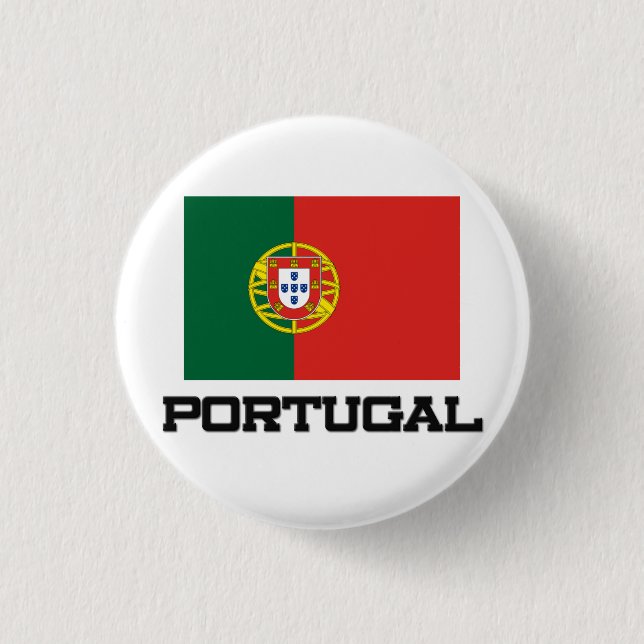 Badge Rond 2,50 Cm Drapeau du Portugal (Devant)