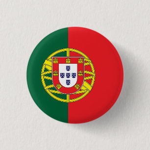 Badge Rond 2,50 Cm Drapeau du Portugal