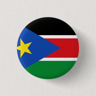 Badge Rond 2,50 Cm Drapeau du Soudan du Sud