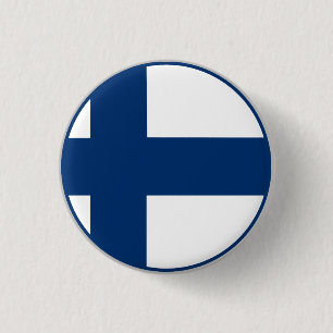 Badge Rond 2,50 Cm Drapeau finlandais