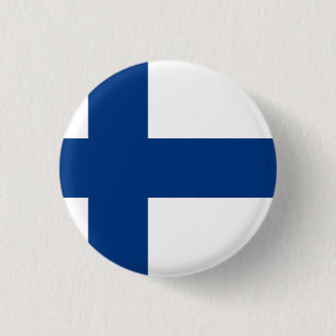 Badge Rond 2,50 Cm Drapeau Finlande