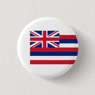 Badge Rond 2,50 Cm Drapeau hawaïen, Drapeau d'Hawaï