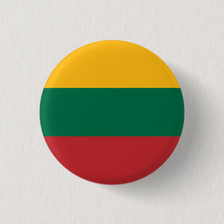 Badge Rond 2,50 Cm Drapeau lituanien, Drapeau de Lituanie