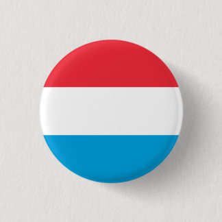 Badge Rond 2,50 Cm Drapeau luxembourgeois, Drapeau du Luxembourg