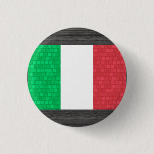 Badge Rond 2,50 Cm Drapeau moderne d'Italien de motif