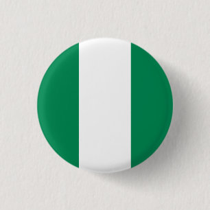 Badge Rond 2,50 Cm Drapeau nigérian