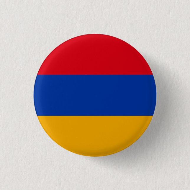 Badge Rond 2,50 Cm Drapeau patriotique arménien (Devant)