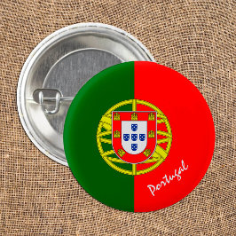Badge Rond 2,50 Cm Drapeau portugais & mode Portugal, voyage /sport