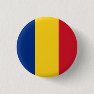 Badge Rond 2,50 Cm Drapeau roumain