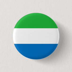 Badge Rond 2,50 Cm Drapeau sierra-léonais, Drapeau sierra-léonais