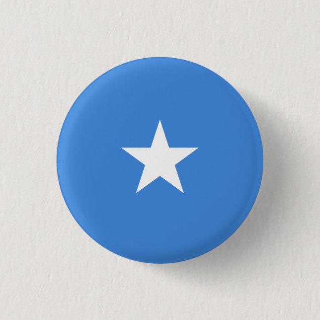 Badge Rond 2,50 Cm Drapeau somalien, Drapeau somalien (Devant)