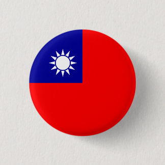 Badge Rond 2,50 Cm Drapeau taïwanais, Drapeau de Taïwan