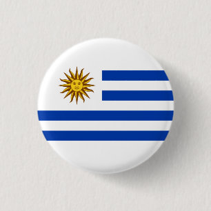Badge Rond 2,50 Cm Drapeau uruguayen, Drapeau uruguayen