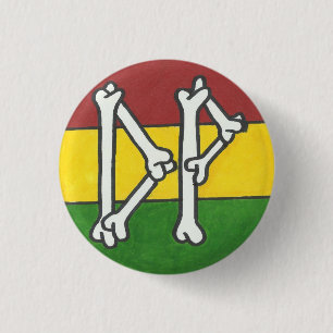 BADGE ROND 2,50 CM DREADLY PIRATE L'INSIGNE