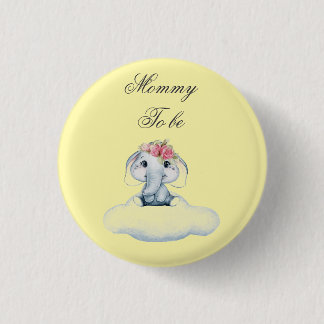 Badge Rond 2,50 Cm Dreamy Days avec Rosie l'éléphant.