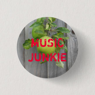 Badge Rond 2,50 Cm Drogué de musique
