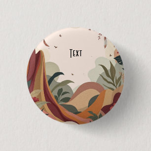 Badge Rond 2,50 Cm Earthy Escape