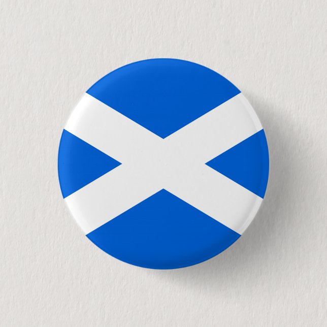 Badge Rond 2,50 Cm Écossais Drapeau Pinback Arc Bouton (Devant)