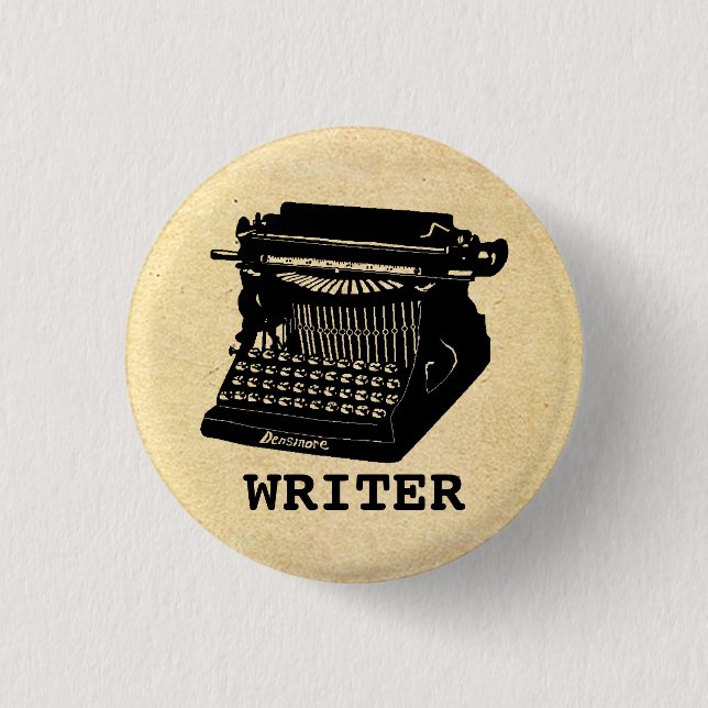 Badge Rond 2,50 Cm Écrivain d'antiquité (Devant)