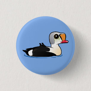 Badge Rond 2,50 Cm Eider à tête noire