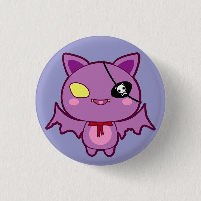 Badge Rond 2,50 Cm Eitel la batte vaine (Devant)