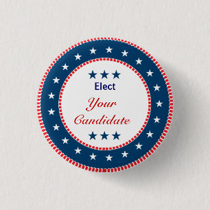 Badge Rond 2,50 Cm Élection de vote