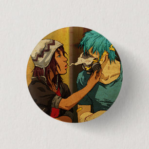 Badge Rond 2,50 Cm Elle souffle mon amplificateur