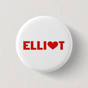 Badge Rond 2,50 Cm Elliot Love