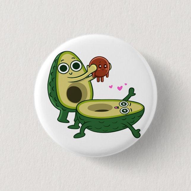 Badge Rond 2,50 Cm Embarazo aguacate (Devant)