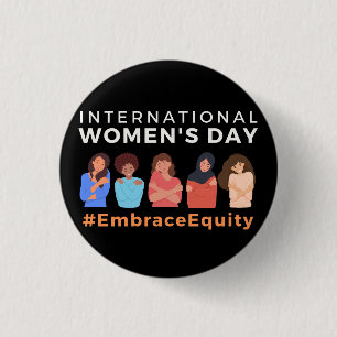 Badge Rond 2,50 Cm Embrace Equity International Women's Day 2023