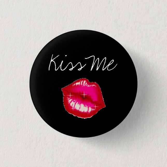 Badge Rond 2,50 Cm Embrassez-moi (Devant)