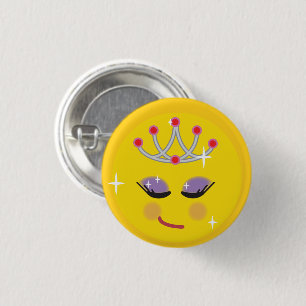 Badge Rond 2,50 Cm Émoticon princier