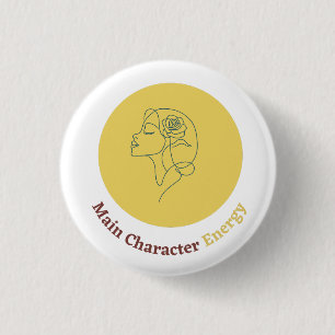 Badge Rond 2,50 Cm énergie de personnage principal