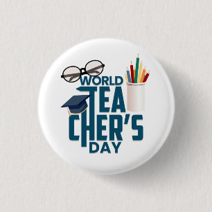 Badge Rond 2,50 Cm Enseignants     DayKeychain