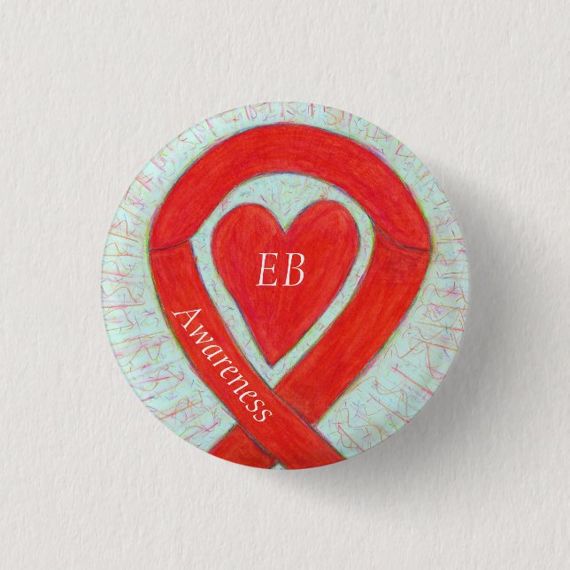 Badge Rond 2,50 Cm Épidermolyse Bullosa (EB) Sensibilisation Épidermo (Devant)